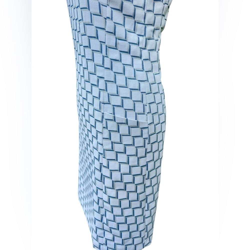 Theory Shift Dress Geometric Jaccard Womens Size 8 NWT - Picture 6 of 15